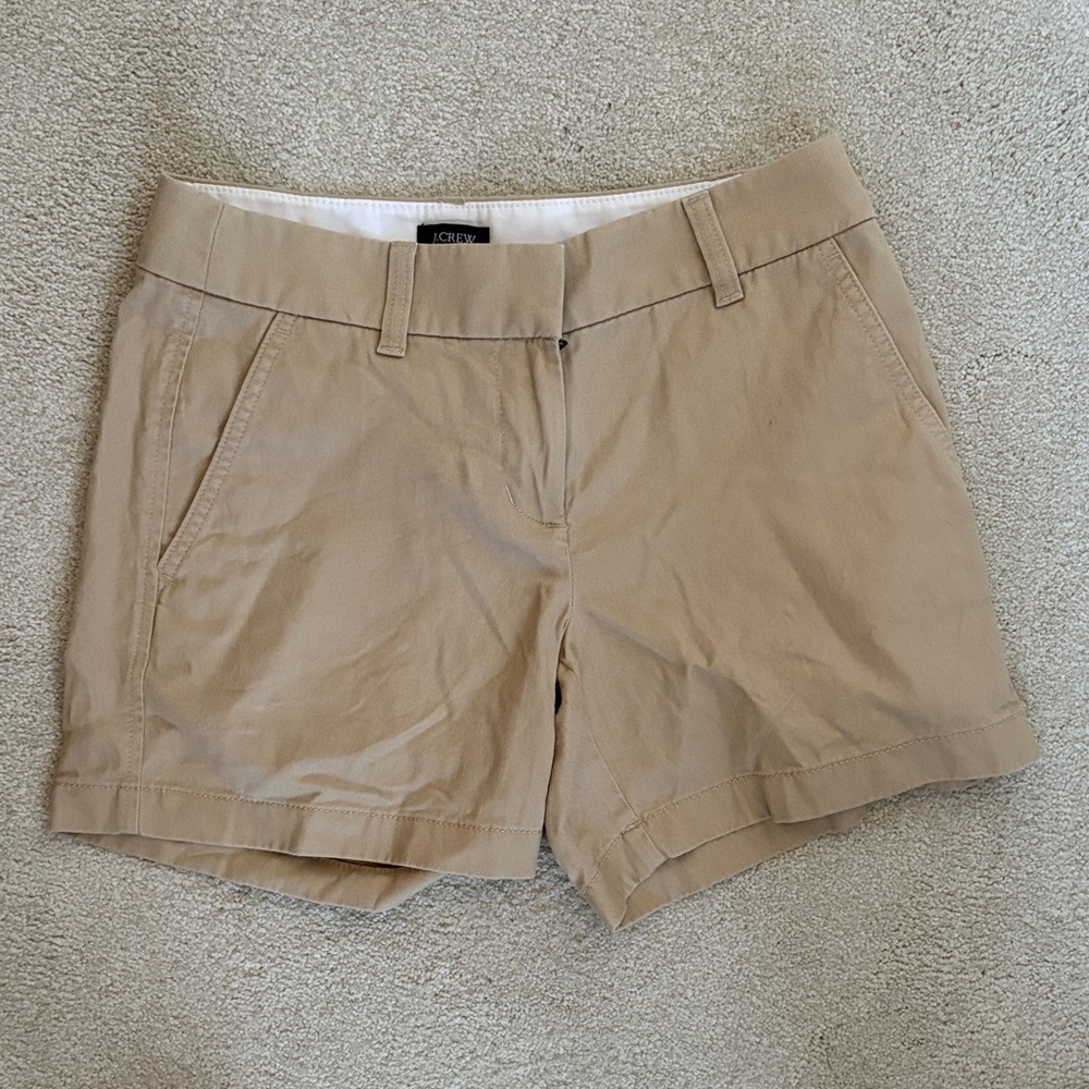 J. Crew Factory size 00 Khaki Tan Shorts - Picture 3 of 5